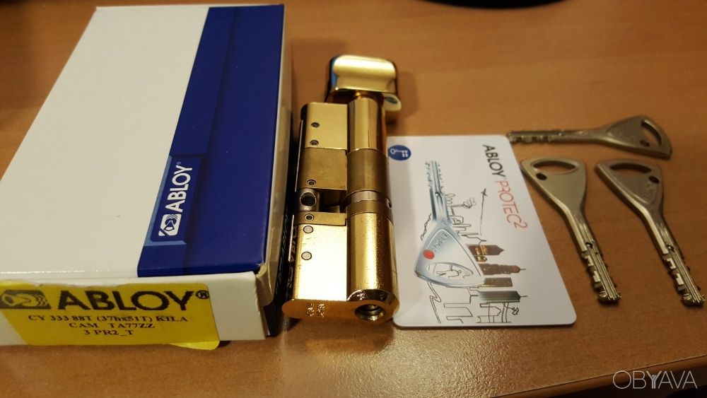 Цилиндр Abloy Protec 2 Hard 88 мм (37Hx51T) CY 333 ключ-тумблер