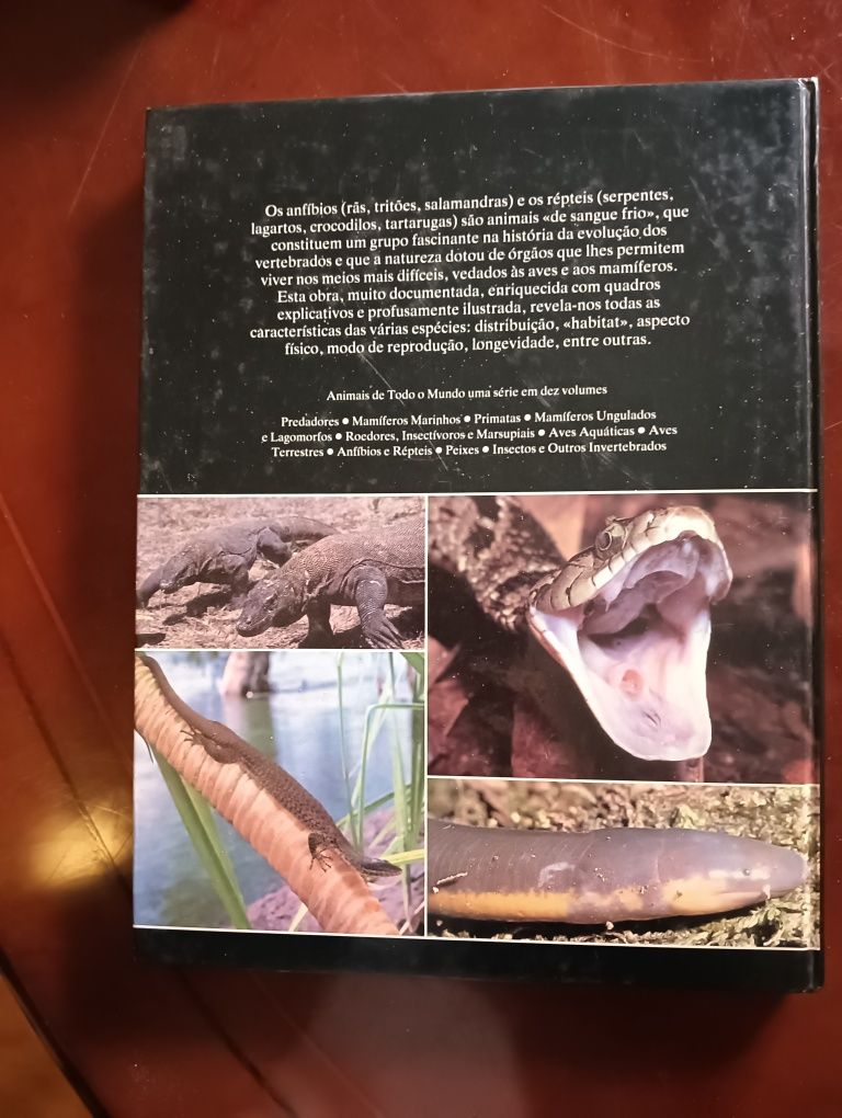 Anfíbios e Répteis; Coleção Animais de todo o Mundo do C. Leitores*
