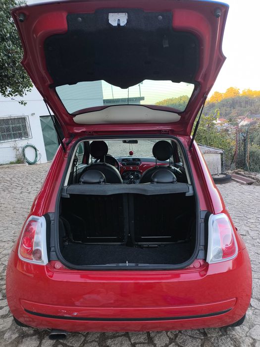 Fiat 500 1.2cv, vermelho