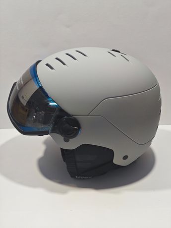 Kask Narciarski Uvex Wanted Visor M/L 54-58 Cm Szary (Rhino Mat)
