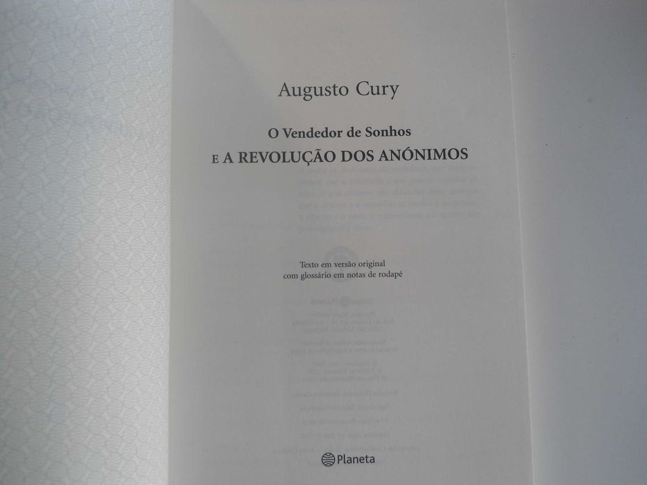 O Vendedor de Sonhos e a Revolução dos Anónimos-Augusto Cury