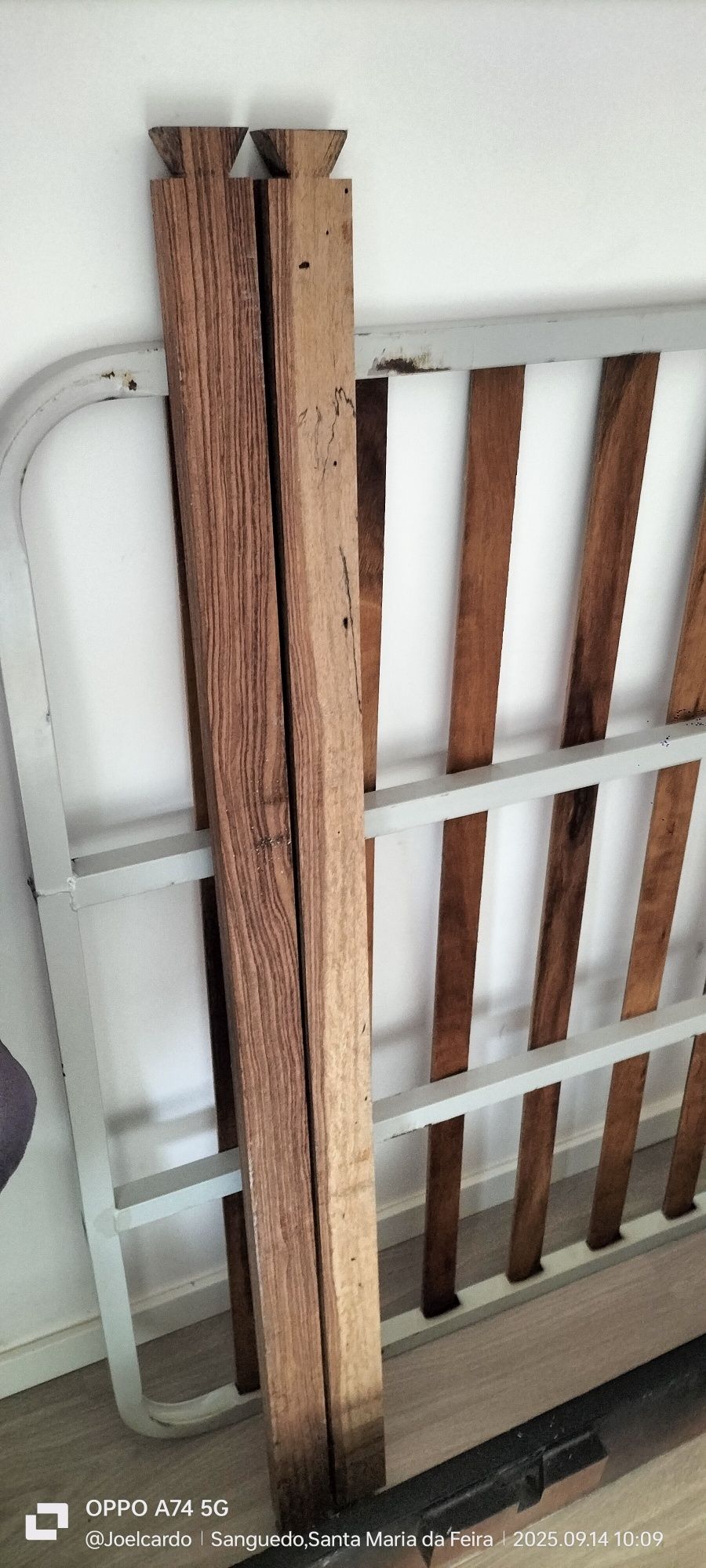 Estrutura de cama + estrado+ colchão