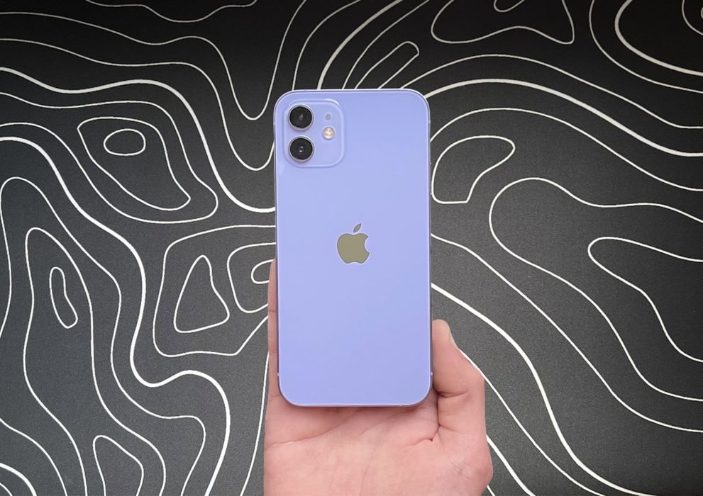 Идеальный - iPhone 12 - 64 гб - 89% АКБ - PURPLE - NEVERLOCK
