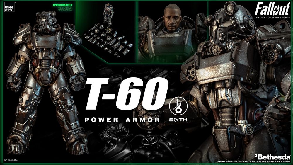 Фігурка 1/6 THREEZERO Fallout T-60 Power Armor тип hot toys
