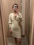 Elegancka sukienka sweter Whisper