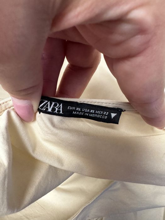 Kombinezon na jedno ramię Zara rozmiar XL bawełna