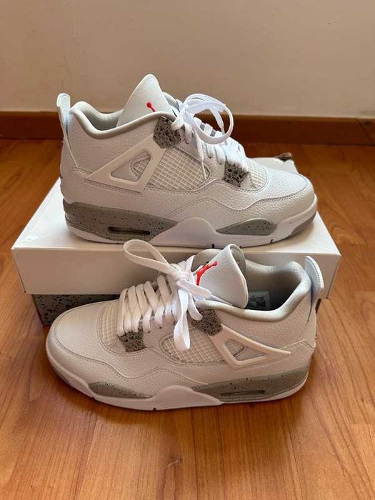 Buty meskie Mokasyny Jordan_4_Retro_White_Oreo R.38