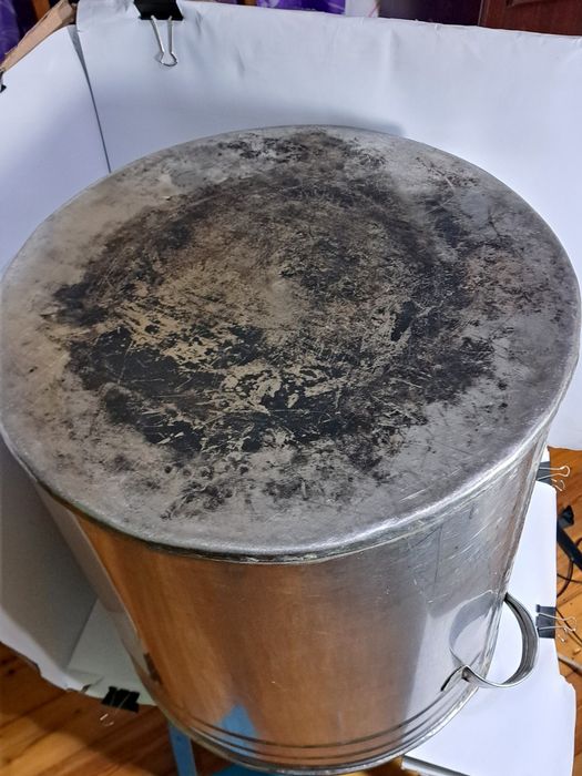 Каструля,  СССР,  Нержавейка, 65 литров,  выварка