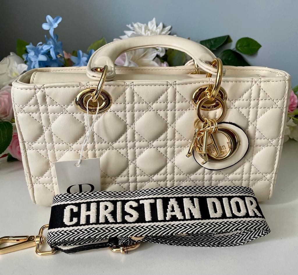 Torebka damska beżowa hit Lady Dior