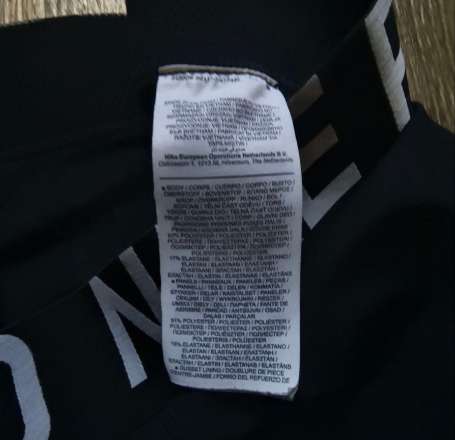 Черные женские спортивные компрессионные шорты Nike Pro combat M