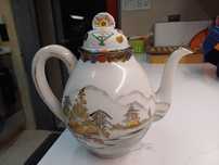 conjunto de chá porcelana chinesa muito antigo