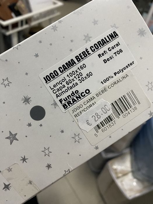 Jogo de cama bebé - Coralina - cama de grades