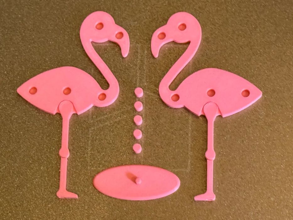 Flamingo Articulado com Base