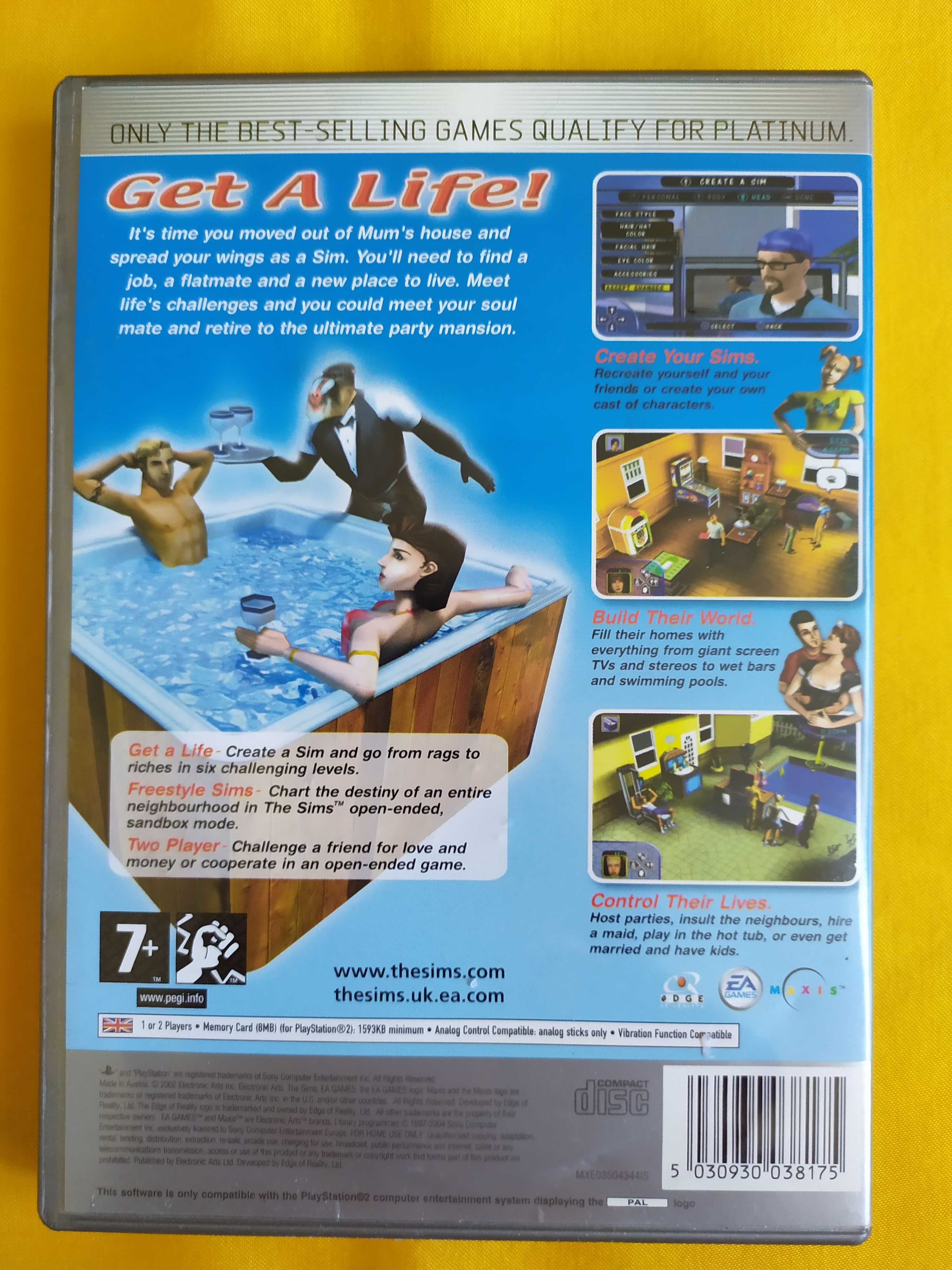 Gra The Sims PS2 PlayStation 2