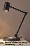 Lampa biurkowa z ładowarka indukcyjną