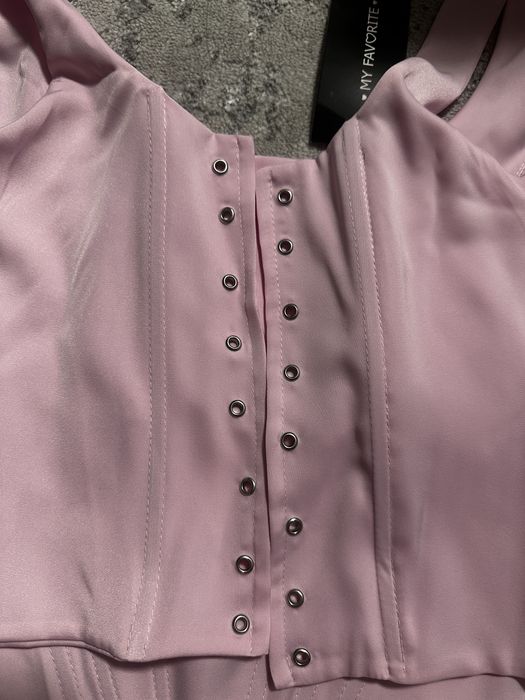 Рожевий корсет жіночий