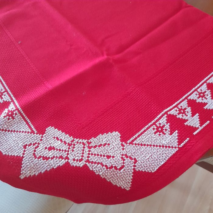 Toalha natalícia nova