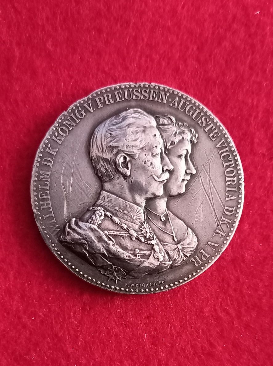 Medal Jubileuszowy Wilhelm i Victoria