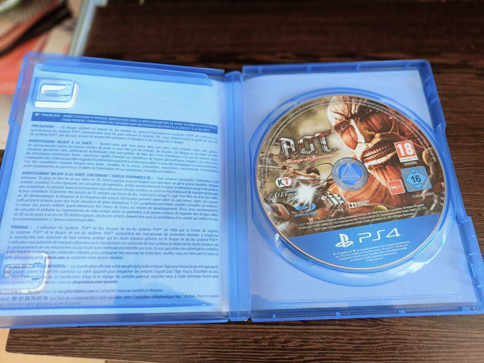 Attack on Titan (AOT) gra PS4