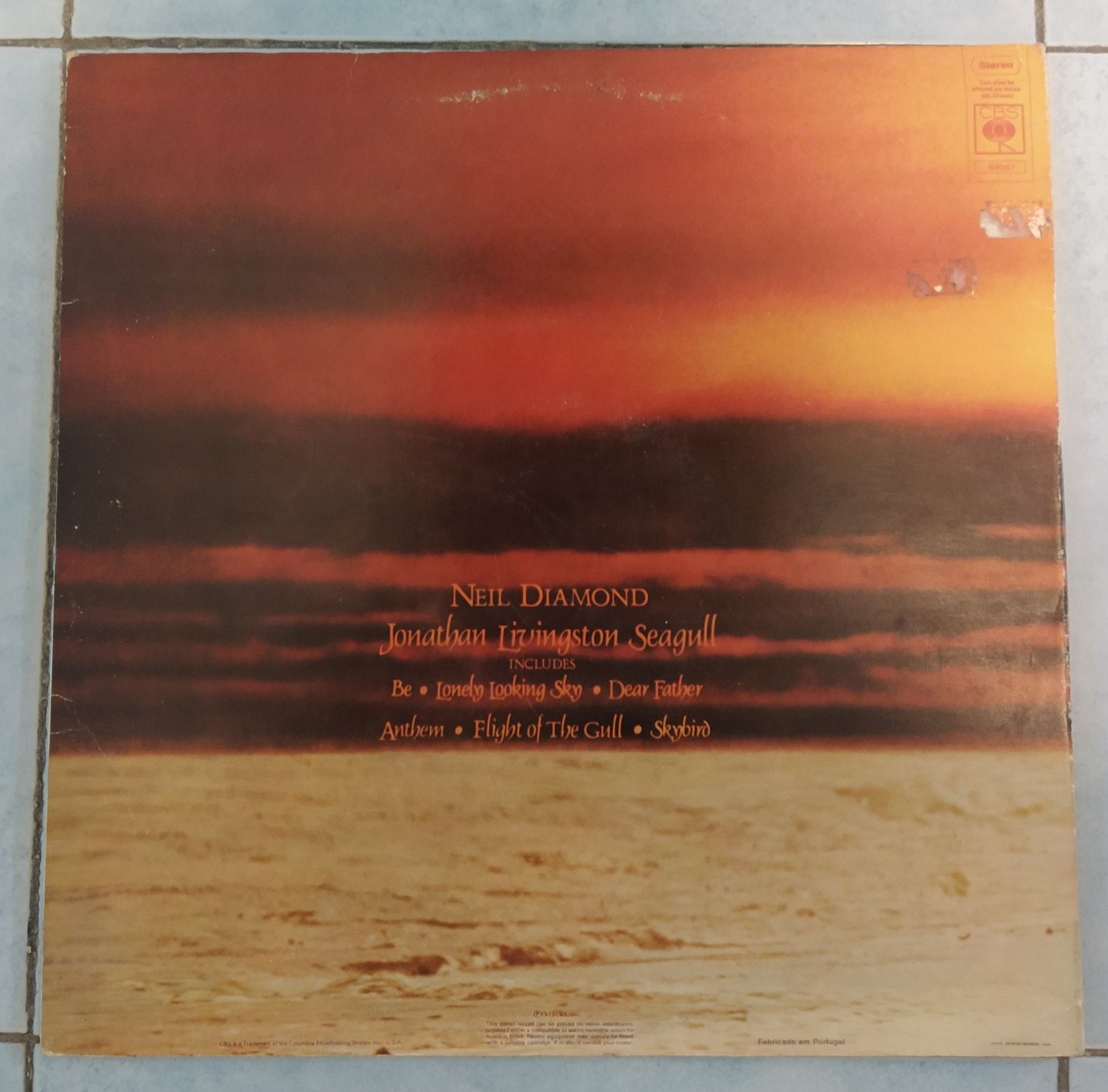 Disco Vinil LP: Neil Diamond - "Jonathan Livingston Seagull"