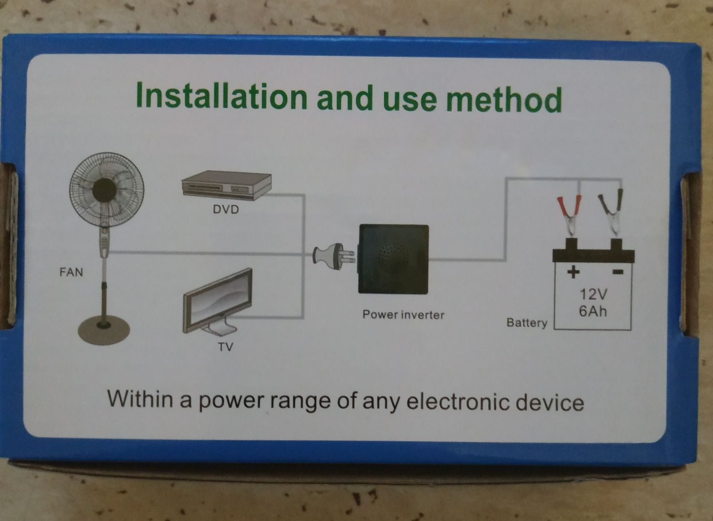 Преобразователь напряжения с 12V в 220В