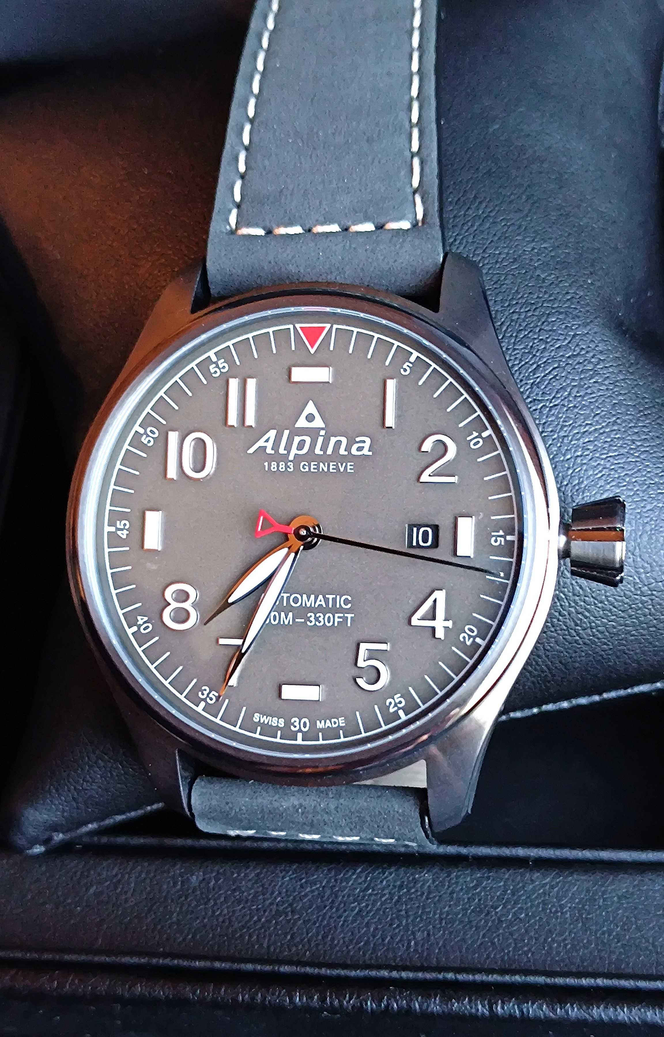 NOWY Szwajcarski Zegarek ALPINA Startimer Pilot AL-525G4TS6 Automat