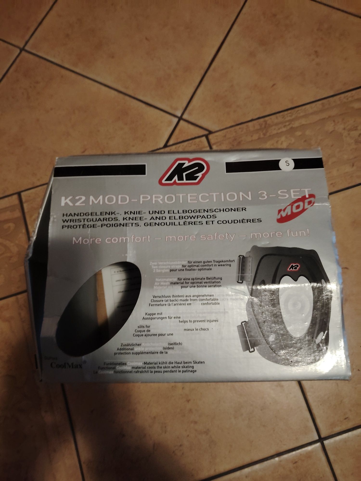 Zestaw ochraniaczy, K2 MOD PROTECTION 3 SET, rozmiar S