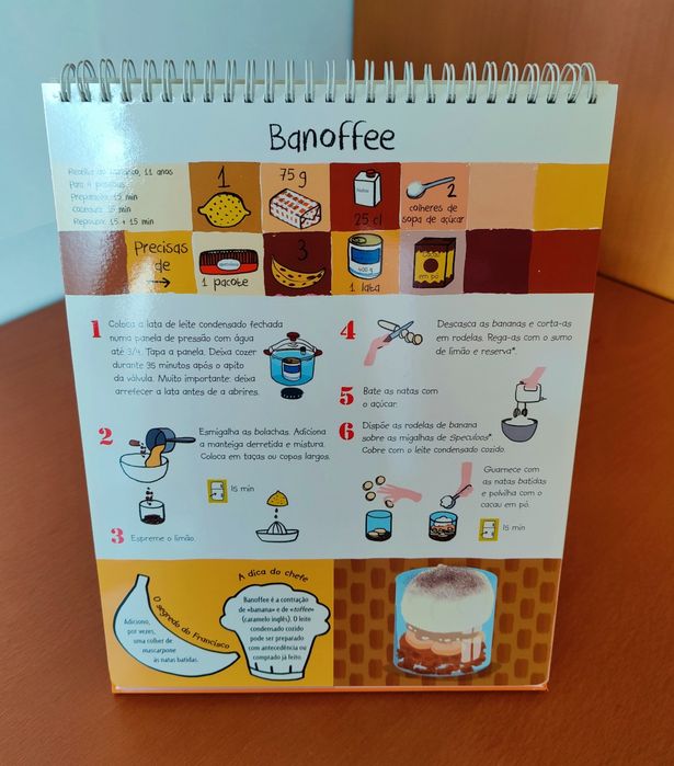 Livro de culinária para crianças: Chocolate e sobremesas