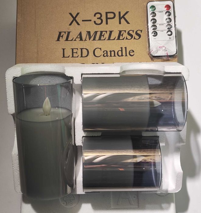 Zestaw świec LED X-3PK Flameless – sterowanie pilotem