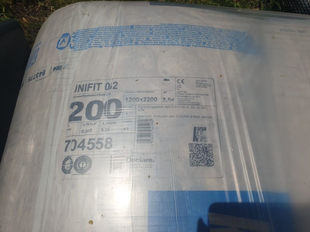 Wełna mineralna knauf unitit 032 20cm(2.64m)