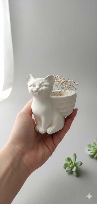 Гіпсове кашпо для ваших ідей .