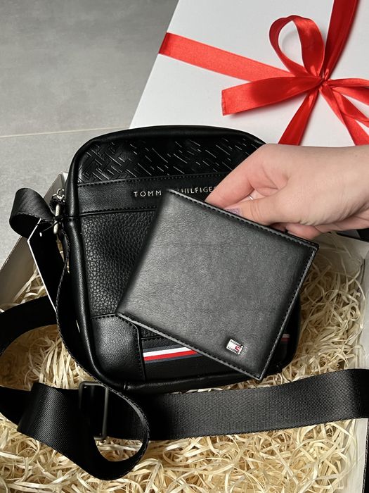 ПОДАРУНКОВИЙ НАБІР TOMMY HILFIGER! Сумка + гаманець! Ідеальний варіант