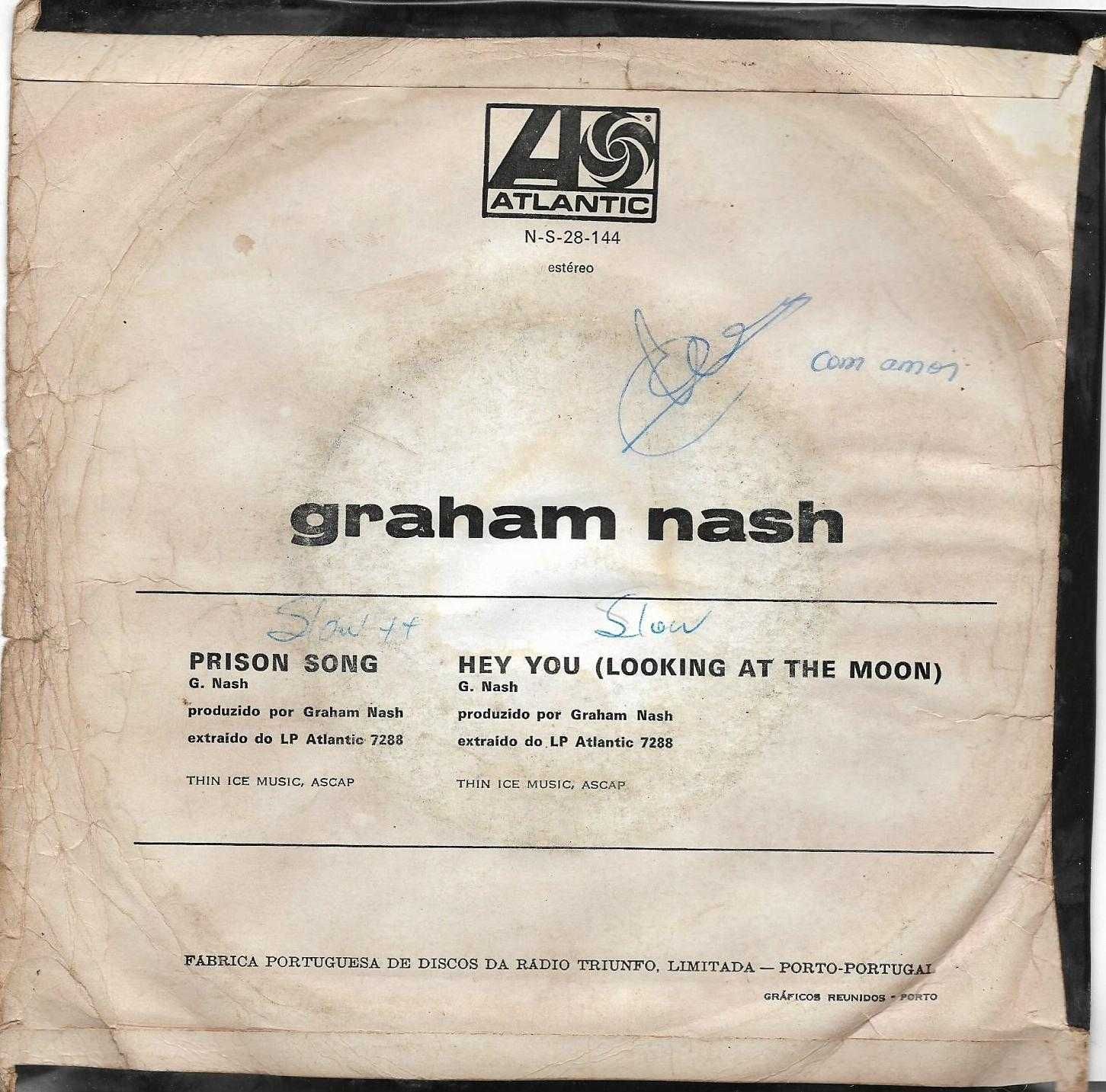Graham Nash - - - - - Prison Song - - - - - Single