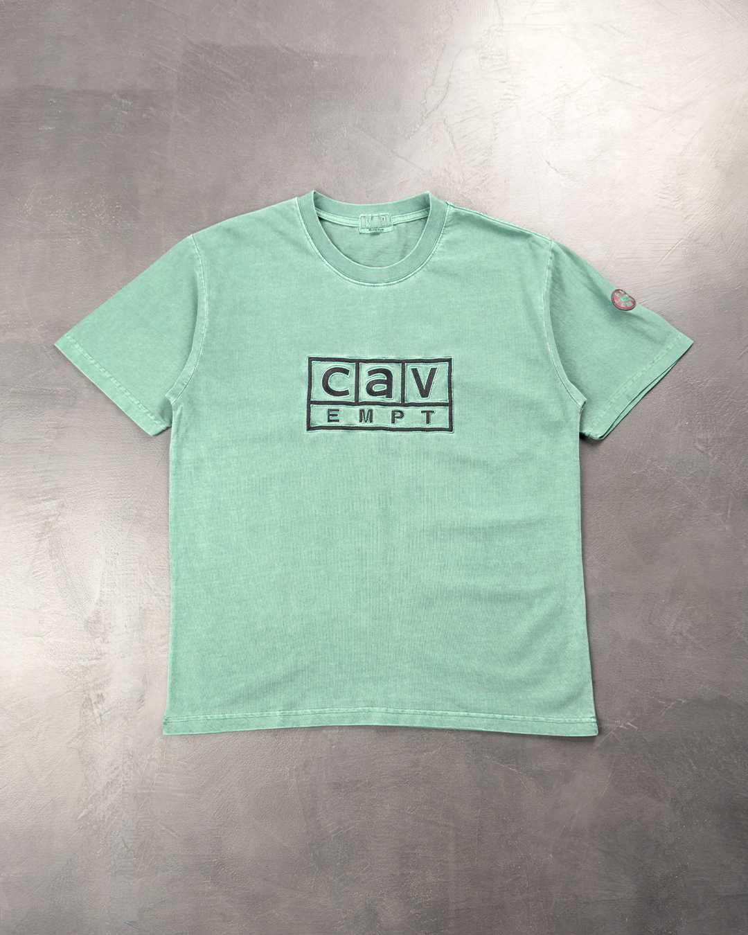 Футболка CAV EMPT Box Logo Tee Green CAV113