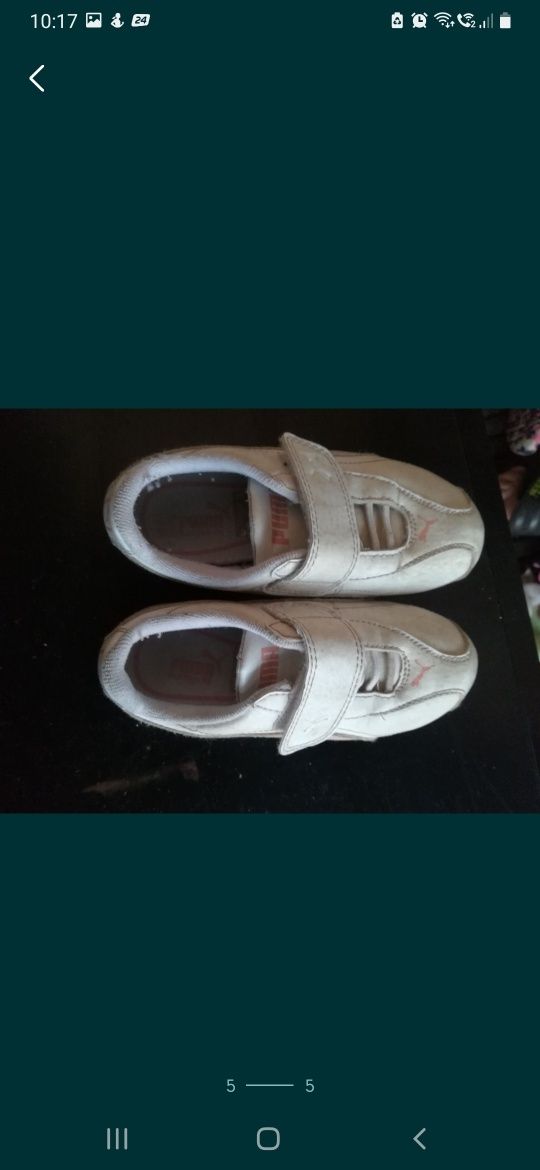 Buciki Puma adidaski dziewczynka r.28