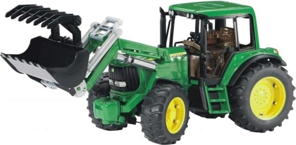 Traktor John Deere 6920 z ładowarką czołową pudełko,420x220x185 mm