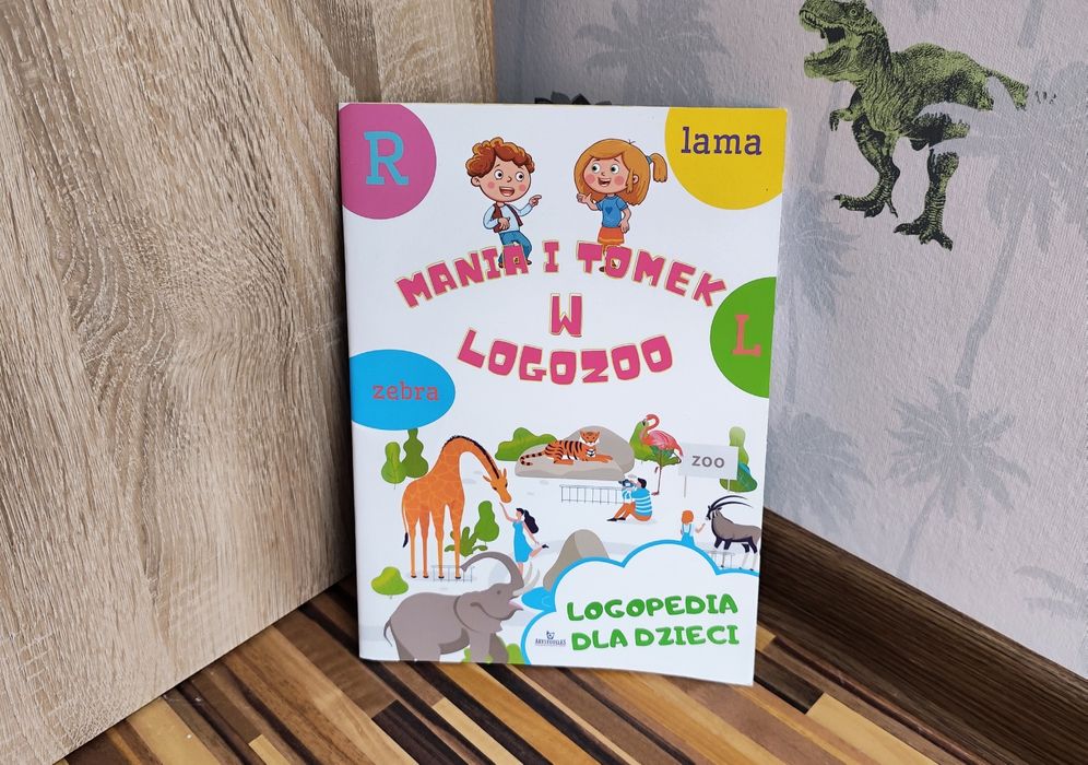 Logopedia dla dzieci. Mania i Tomek w Logozoo ćwiczenia logopedyczne