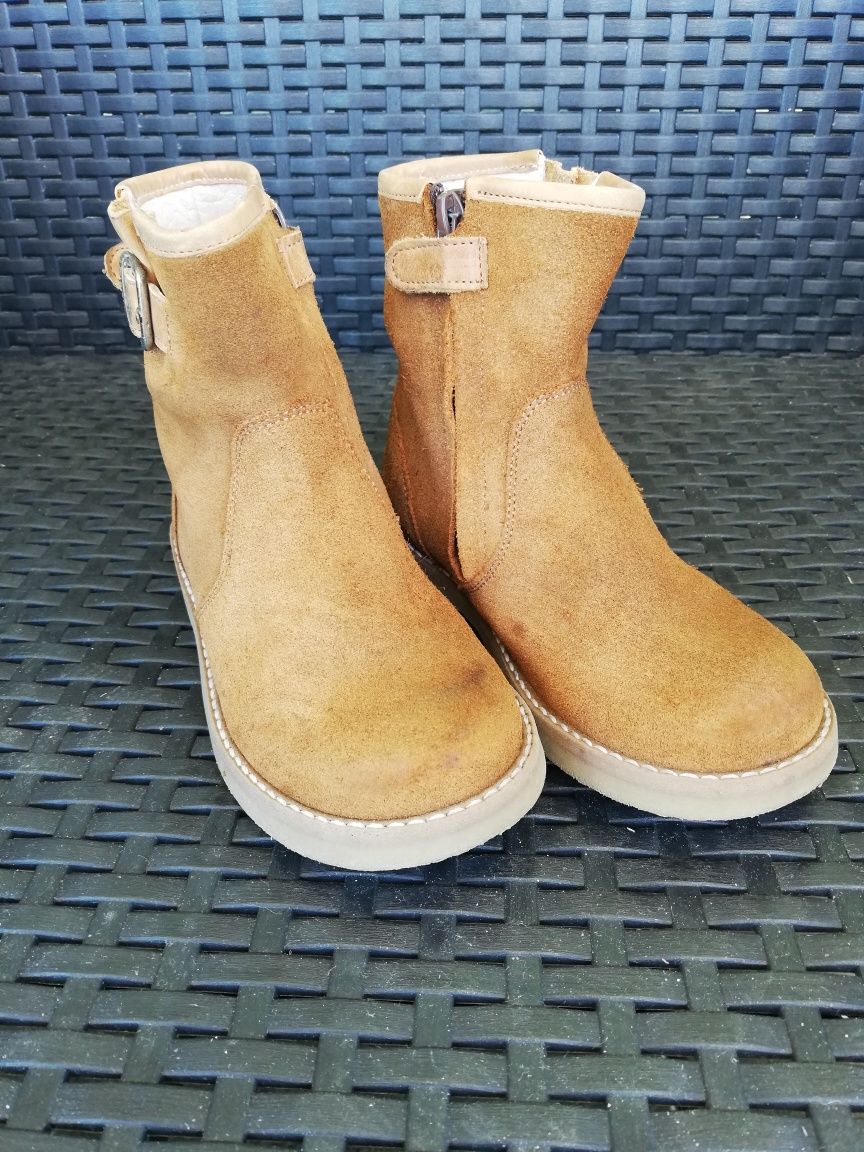 Botas menina - 100% pele, interior e exterior T27