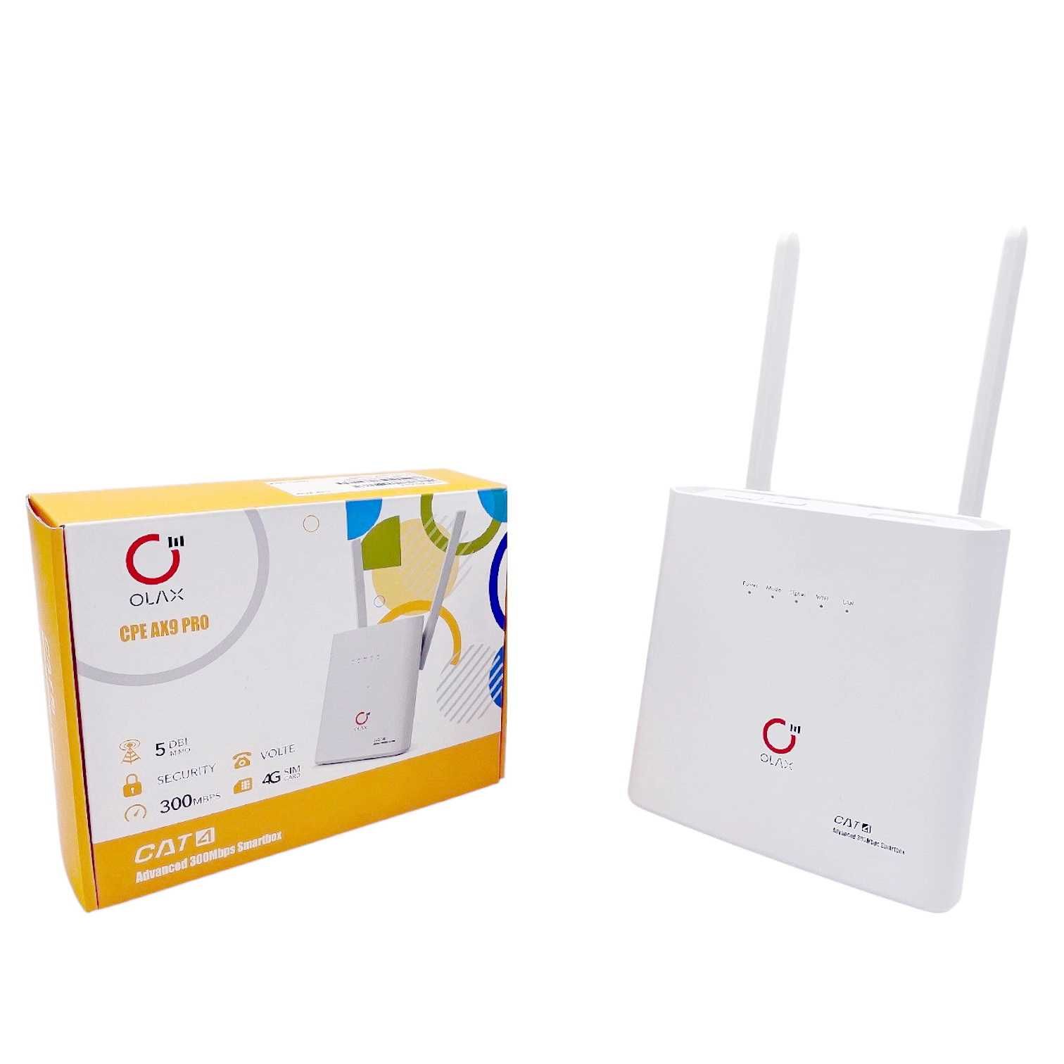 4G LTE Wi-Fi роутер Olax AX9 Pro | АКБ 4000 мАг | Мобільний інтернет