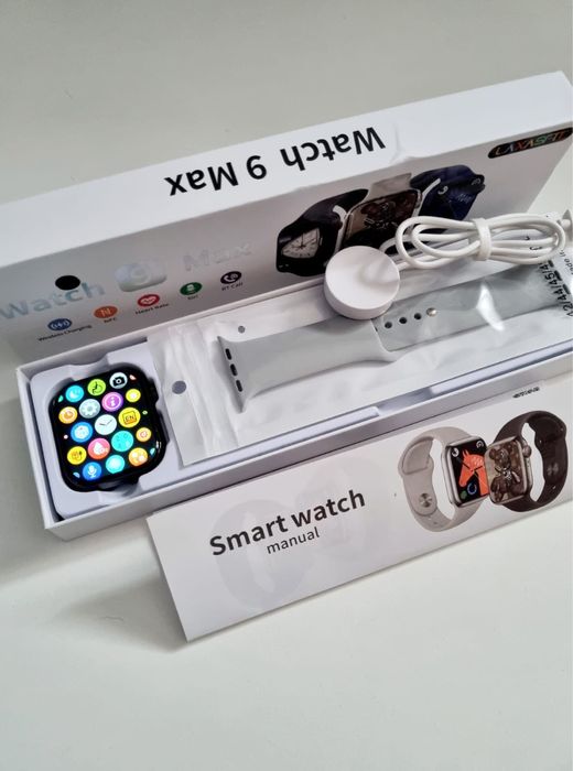 Smartwatch 9 MAX szary