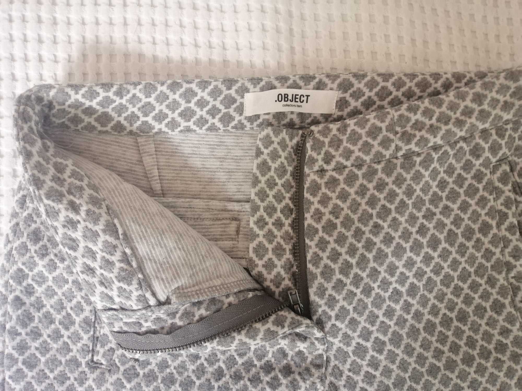 spodnie Object, S, marokańska koniczyna, jak nowe, wąska nogawka