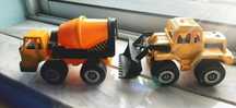 Máquinas obras brinquedos