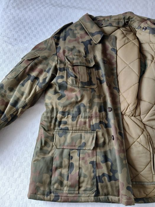 Męska kurtka militarna moro XXL/3XL z odpinaną podpinką