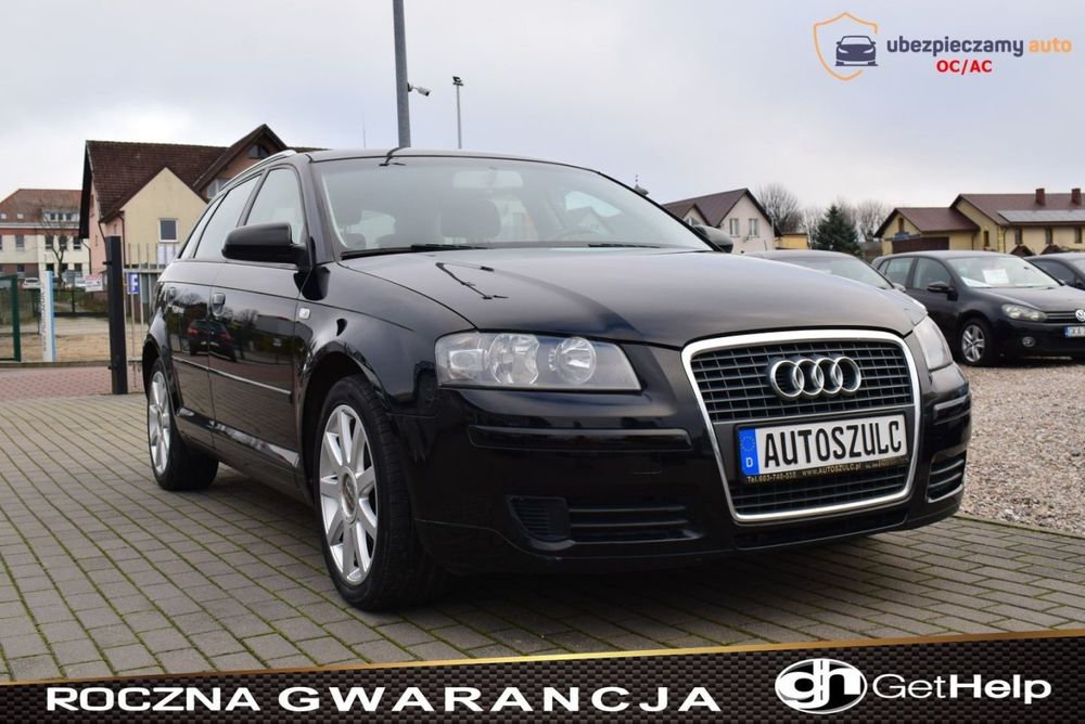 Audi A3 Sportback 2.0 Benzyna, 5-Drzwi, AUTOMAT, 150 KM, Zarejestrow, Zadbany, Rok Gwara