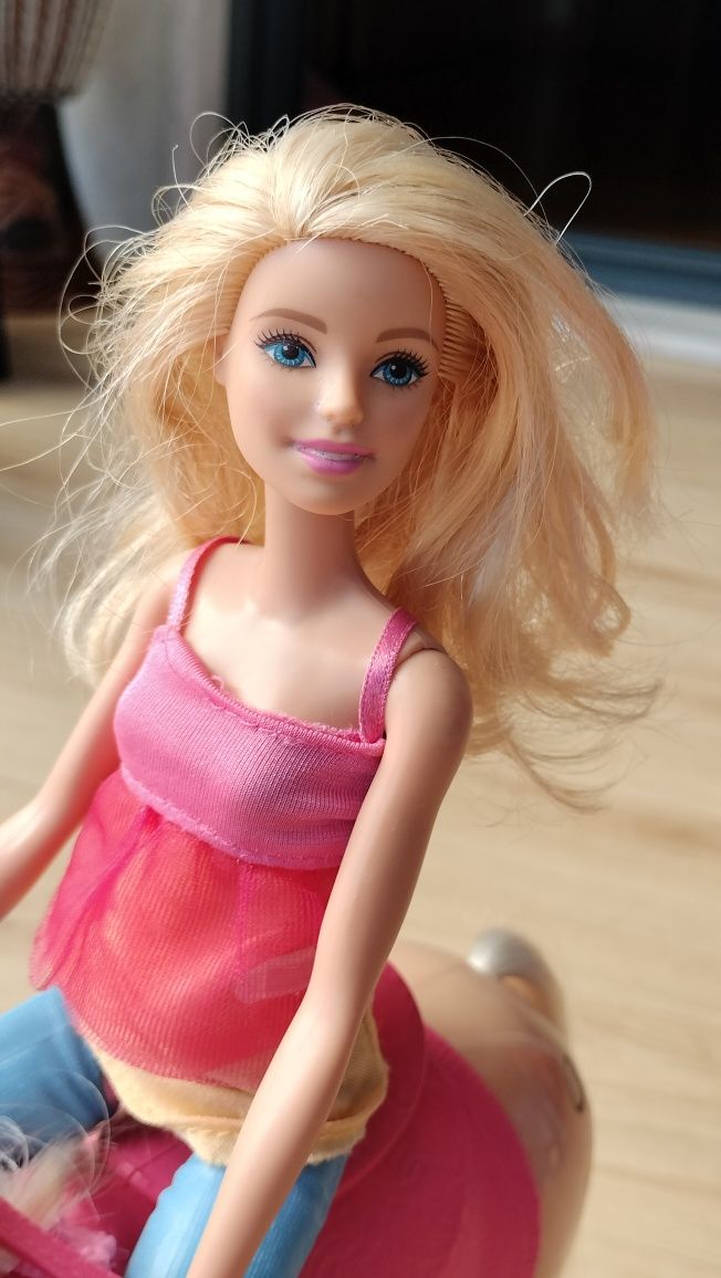 Barbie cavaleira com o seu cavalo (da Mattel)