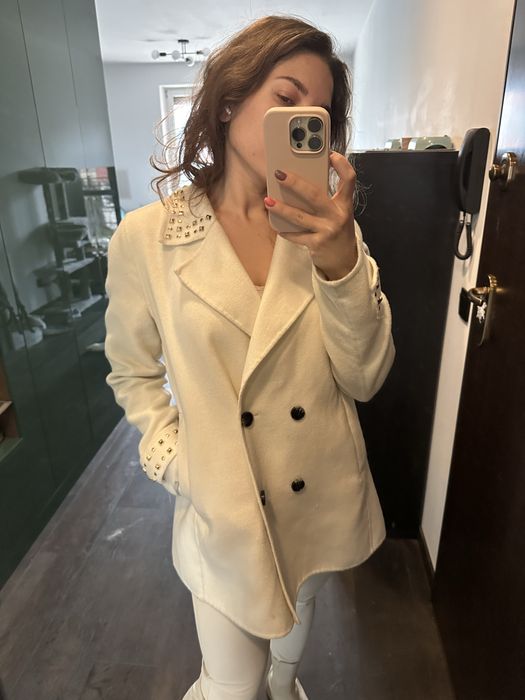 Bialy plaszczyk marella max mara