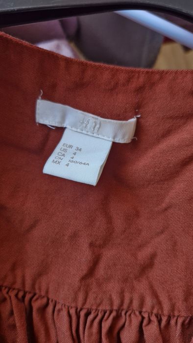 Kombinezon miedziany brązowy z długim rękawem wiskoza
