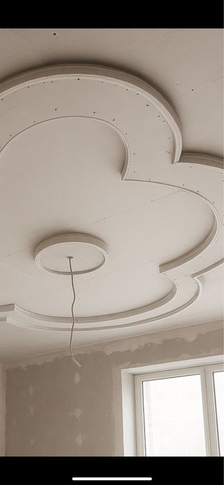 Євроремонт.Гіпсокартон будь якоі складності