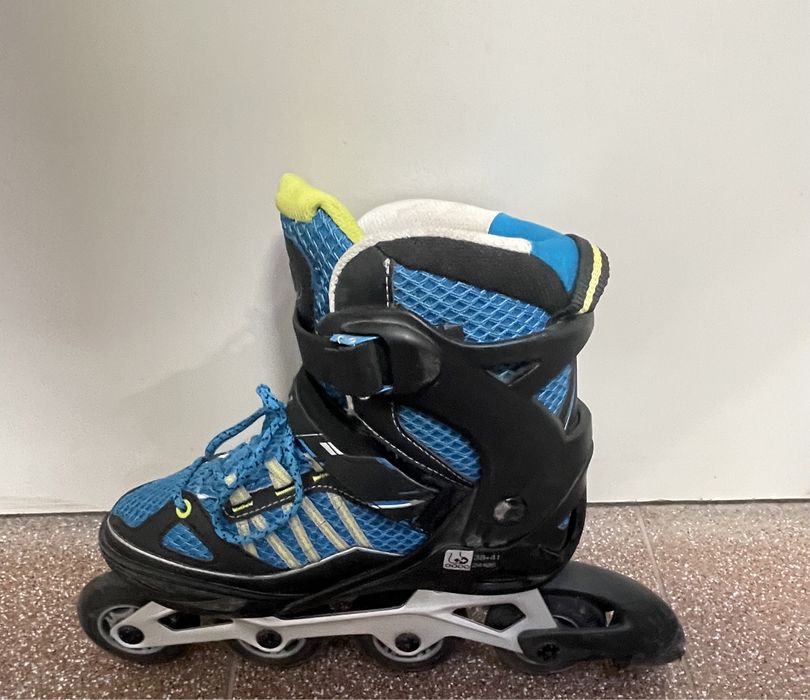 Rolki Oxelo Fit jr 5 Niebieskie + Ochraniacze Gratis