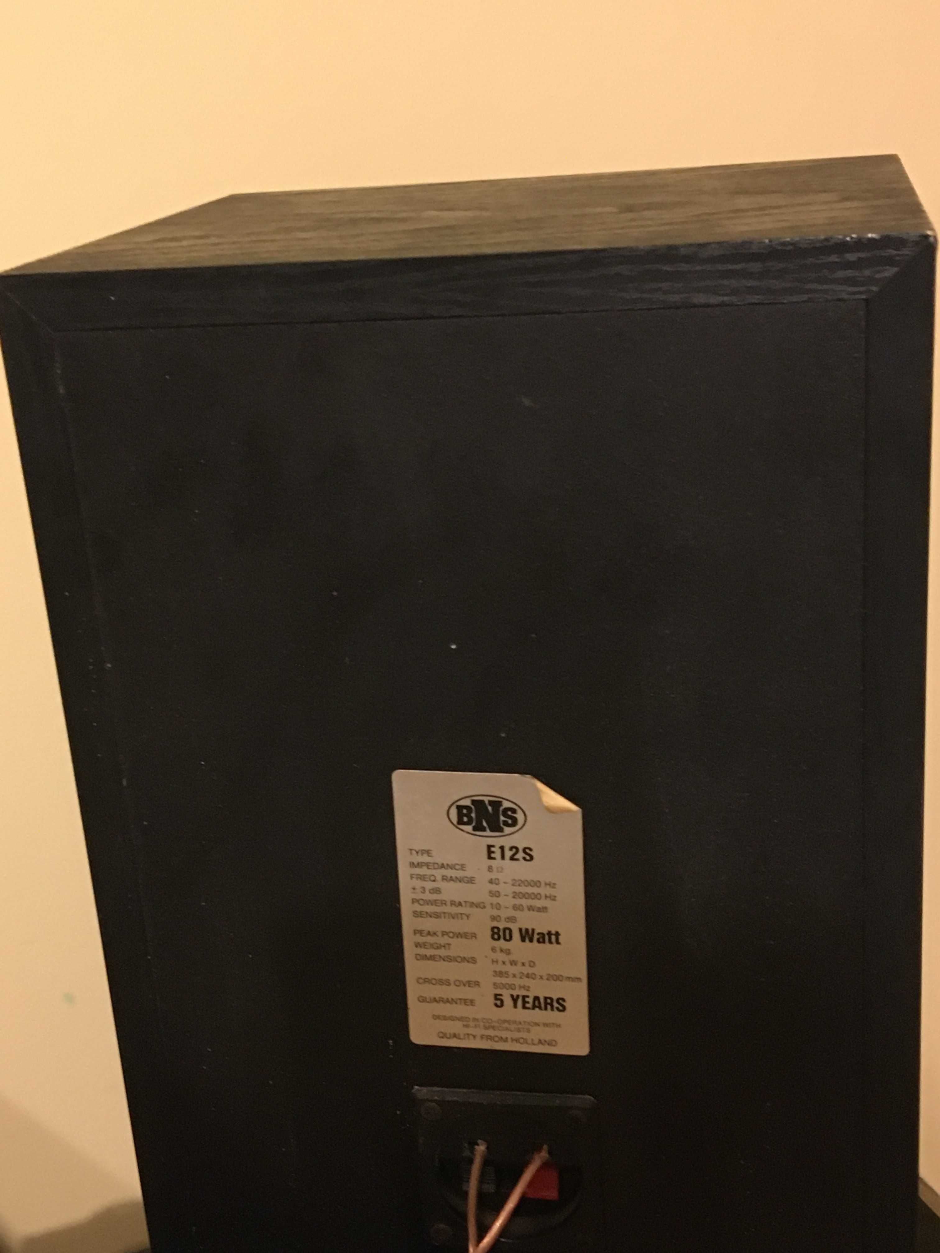 Kolumny/głośniki firmy BNS typ E12s. 80W. Sprawne.